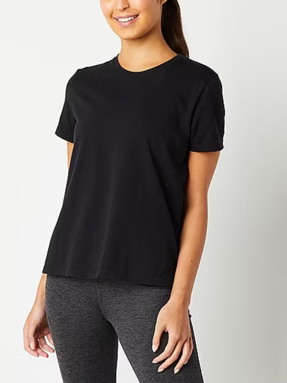 NWT XERSION Womans Cotten Crew Neck short sleeve T shirt